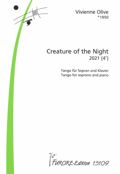 Creature of The Night : Tango For Soprano and Piano (2021).