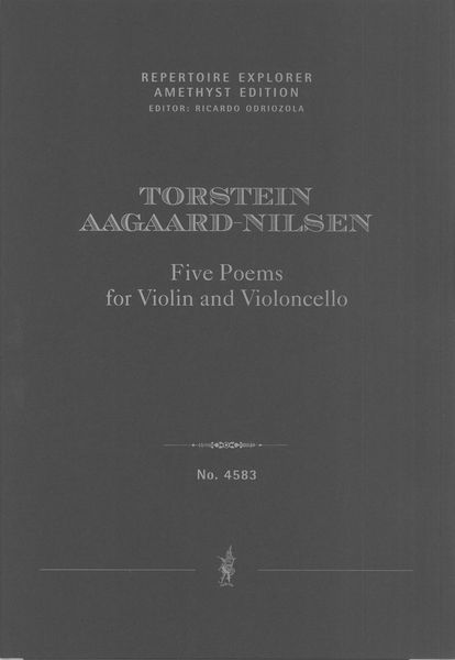 Five Poems : For Violin and Violoncello (1994).