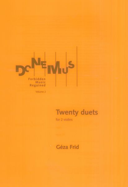 Twenty Duets, Op. 37 : For 2 Violins (1951).
