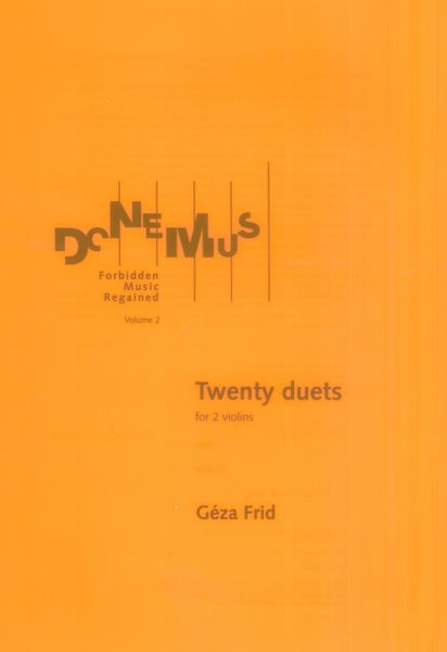 Twenty Duets, Op. 37 : For 2 Violins (1951).