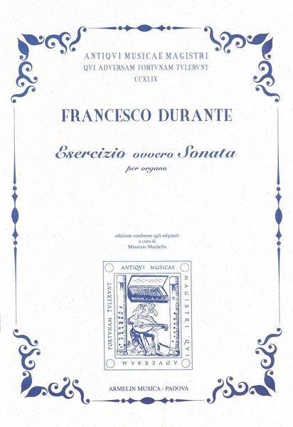 Esercizio Ovvero Sonata : Per Organo.