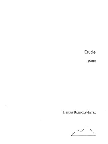 Etude : For Piano.