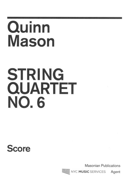 String Quartet No. 6.