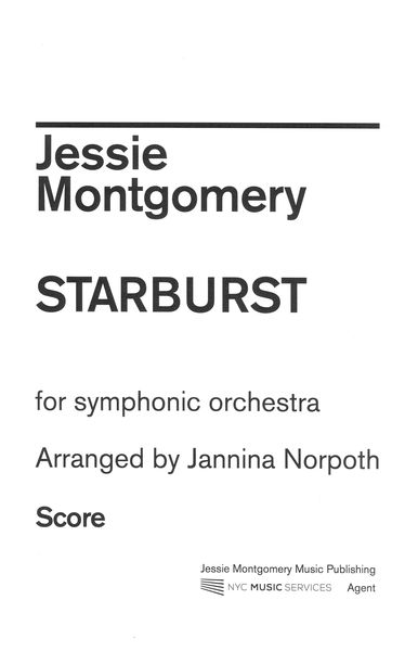 Starburst : For Symphonic Orchestra / arranged by Jannina Norpoth.