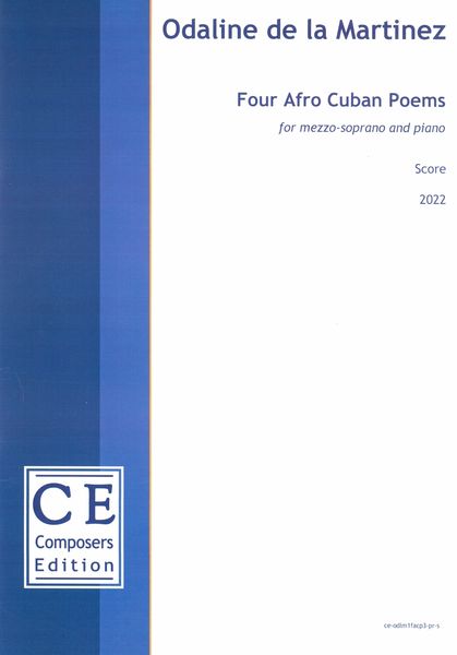Four Afro Cuban Poems : For Mezzo-Soprano and Piano (2022).