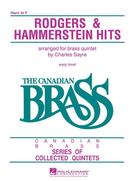 Canadian Brass - Rodgers and Hammerstein Hits : For Brass Quintet / arr. Charles Sayre.