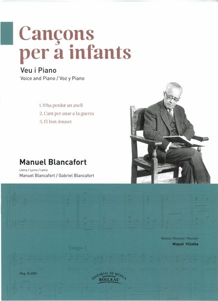 Cançons Per A Infants : For Voice and Piano / edited by Miquel Villalba.