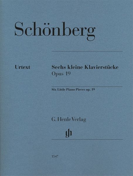 Sechs Kleine Klavierstücke, Op. 19 / edited by Norbert Müllemann.