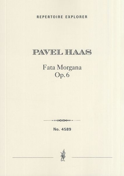 Fata Morgana, Op. 6 : Für Tenor und Klavierquintett (1923).