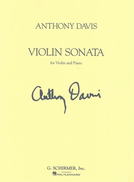 Violin Sonata : For Violin And Piano.