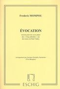 Evocation : Version For Piano Trio Of The Five Songs On Texts by Paul Valery.