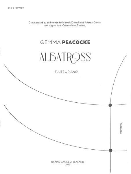 Albatross : For Flute and Piano (2020).