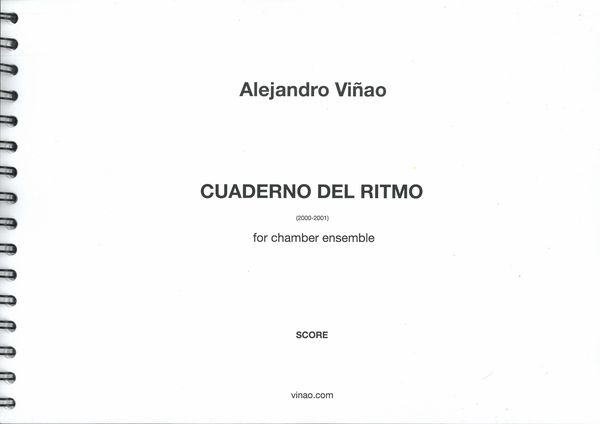 Cuaderno Del Ritmo : For Chamber Ensemble (2000-2001).