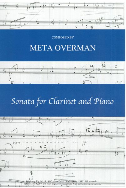 Sonata : For Clarinet and Piano (1956) / edited by Jeanell Carrigan.
