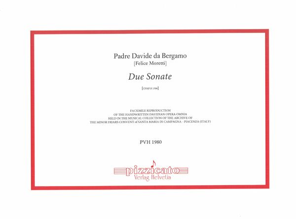 Due Sonate, Cfmp.R 1306.