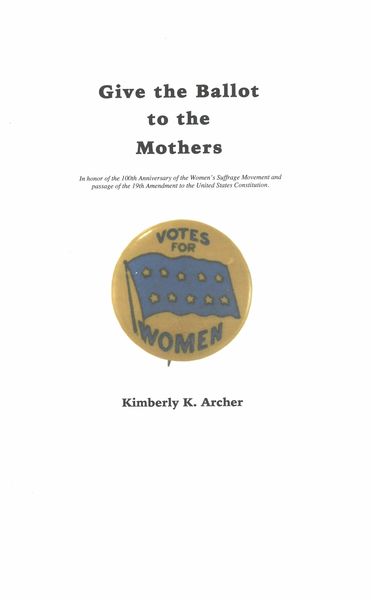 Give The Ballot To The Mothers : For Band (2019).