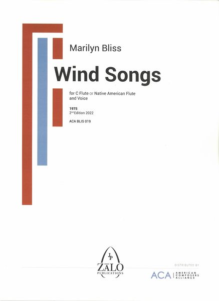 Wind Songs : For C Flute Or Native American Flute and Voice (1975).