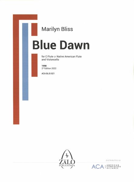Blue Dawn : For C Flute Or Native American Flute and Violoncello (1998).