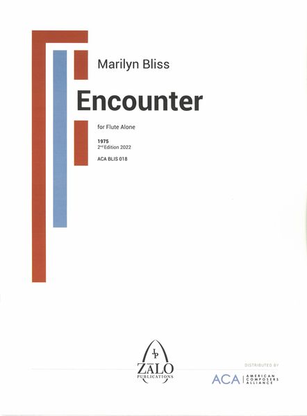 Encounter : For Flute Alone (1975).