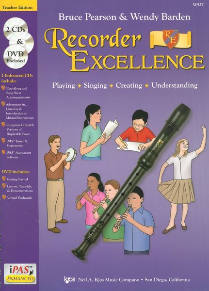 Recorder Excellence - Teacher's Edition.