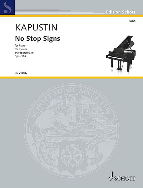 No Stop Signs, Op. 114 : For Piano (2003).