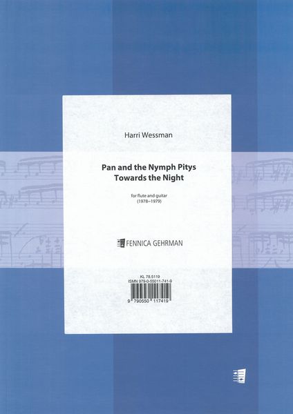 Pan and The Nymph Pitys; Towards The Night : For Flute and Guitar.