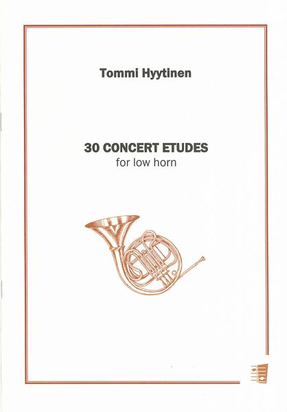 30 Concert Etudes : For Low Horn.