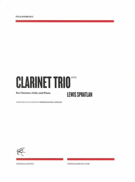 Clarinet Trio : For Clarinet, Cello and Piano (2020).