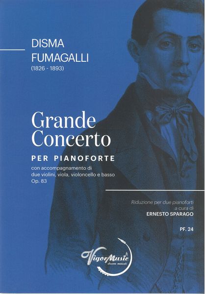 Grande Concerto Per Pianoforte, Op. 83 : Riduzione Per Due Pianoforti / Ed. Ernesto Sparago.