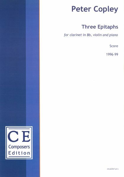 Three Epitaphs : For Clarinet In B Flat, Violin and Piano [Download].