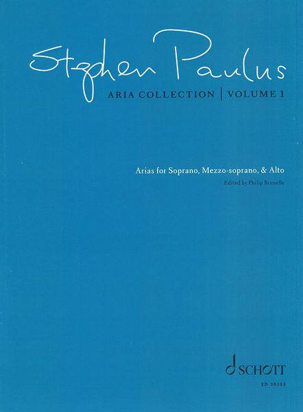 Aria Collection, Volume 1 : Arias For Soprano, Mezzo-Soprano and Alto / edited by Philip Brunelle.