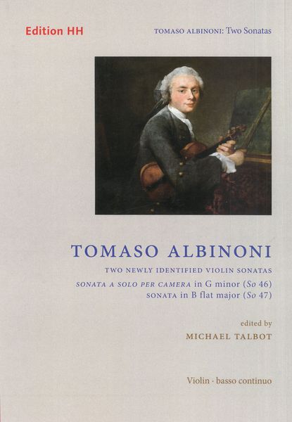 Two Newly Identified Violin Sonatas : For Violin and Basso Continuo / Ed. Michael Talbot.