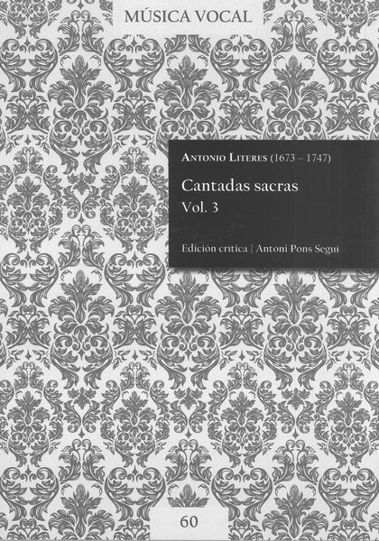 Cantadas Sacras, Vol. 3 / edited by Antoni Pons Seguí.