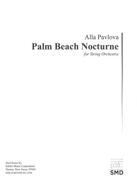 Palm Beach Nocturne : For String Orchestra (2021).