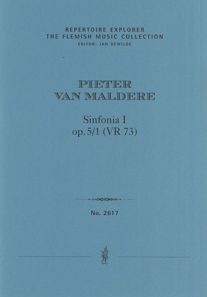 Sinfonia I A Più Strumenti, Op. 5/1 (Vr 73) / edited by José Reyes.