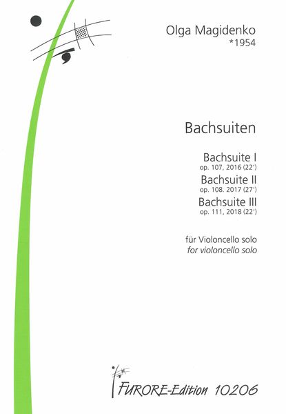 Bachsuiten : Für Violoncello Solo.