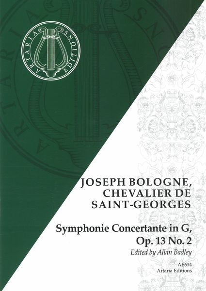 Symphonie Concertante In G, Op. 13 No. 2 / edited by Allan Badley.