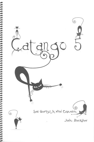 Catango 5 : For Sax Quartet and Wind Ensemble.