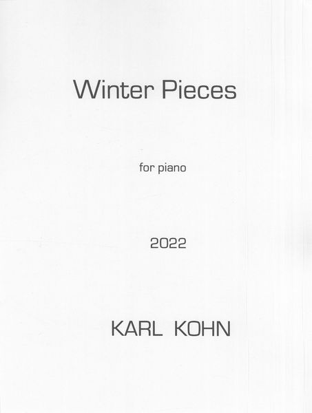 Winter Pieces : For Piano (2022) [Download].