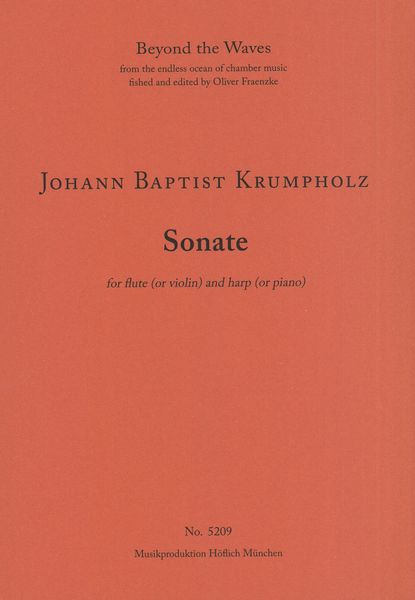 Sonate : For Flute (Or Violin) and Harp (Or Piano).