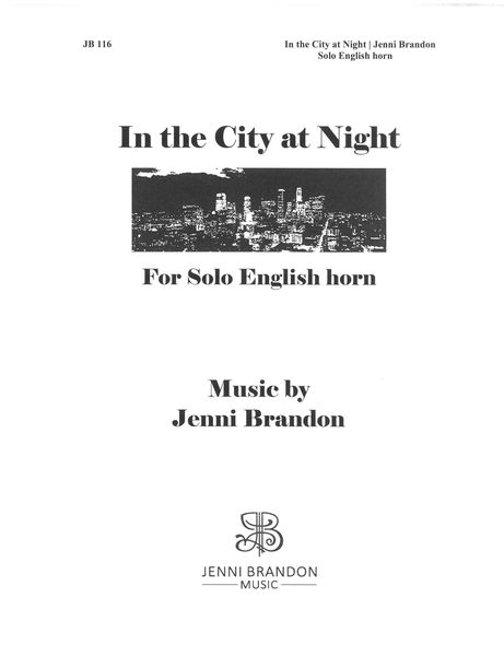 In The City At Night : For Solo English Horn.