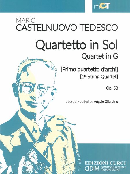 Quartetto In Sol (Primo Quartetto d'Archi'), Op. 58 / edited by Angelo Gilardino.