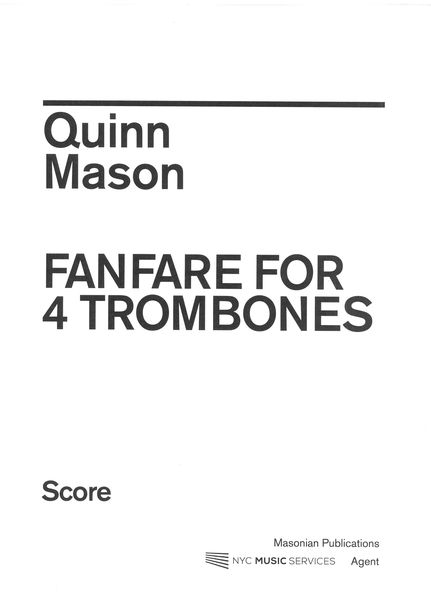 Fanfare : For 4 Trombones.