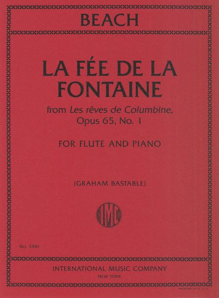 Fée De La Fontaine, From Les Rêves De Columbine, Op. 65, No. 1 : For Flute and Piano.