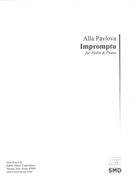 Impromptu : For Violin and Piano.