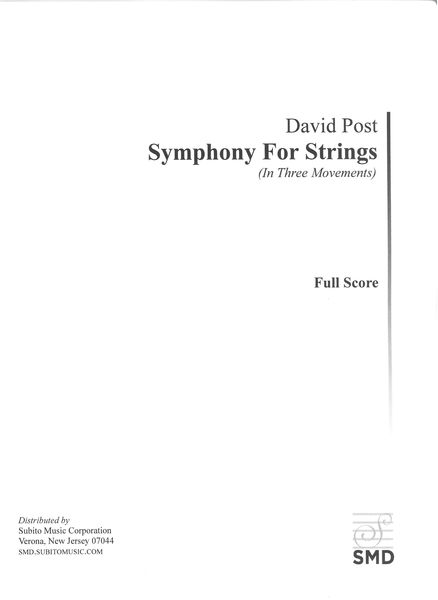 Symphony For Strings (In Three Movements).