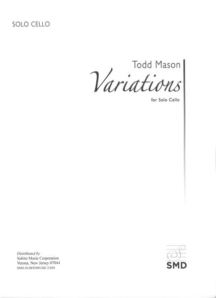 Variations : For Solo Cello (2021).