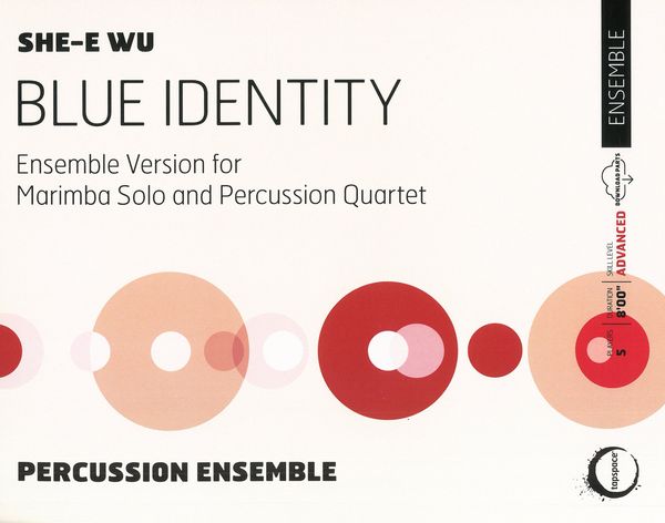 Blue Identity : For Ensemble Version For Marimba Solo and Percussion Quartet.