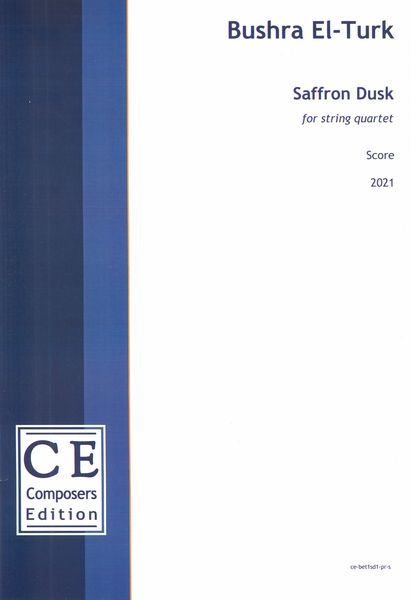 Saffron Dusk : For String Quartet (2021) [Download].