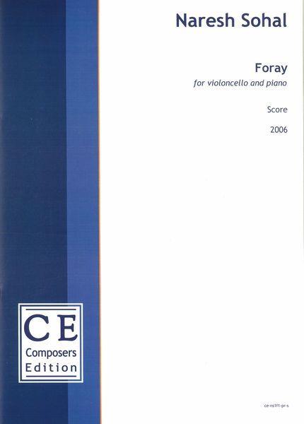 Foray : For Violoncello and Piano [Download].